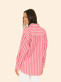 Scarlet Stripe Gillan shirt