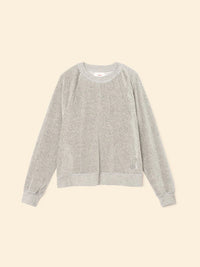 Pierre velour sweatshirt - grey
