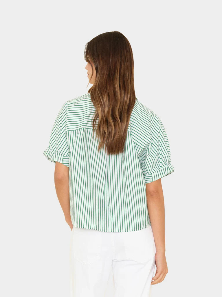 Trellis Green Teddy Shirt