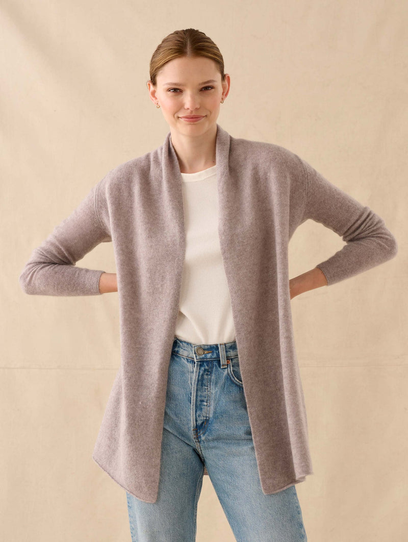 Cashmere cardigan - stonewood