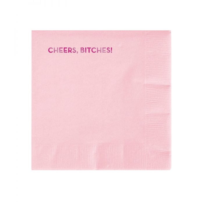 cheers, bitches - cocktail napkins