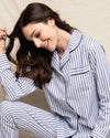 Navy French Ticking Set
