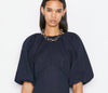 Structured blouse - navy