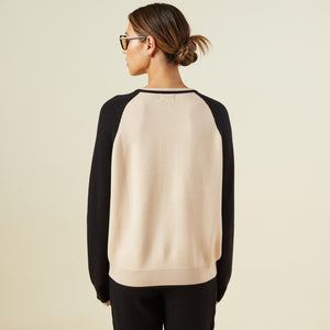 color block raglan