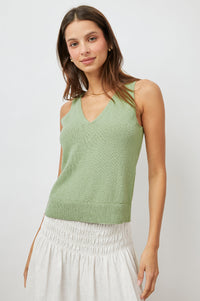 maise  knit tank - sage