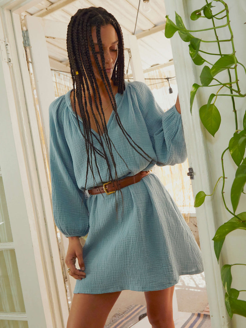 Nala dress - dusty blue Emry boutique Nala dress - dusty blue Emry boutique