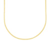 Python herringbone 14" necklace