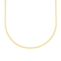 Python herringbone 14" necklace