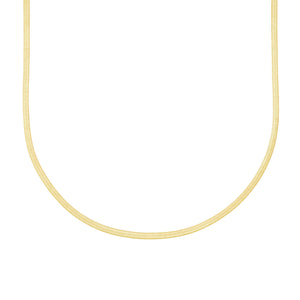 Python herringbone 16" necklace