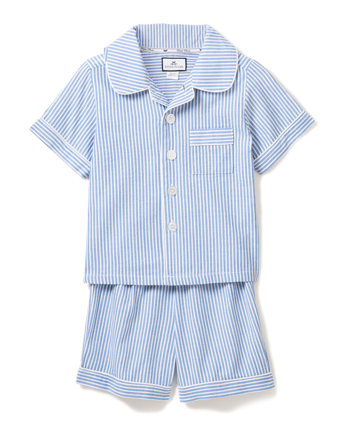 French blue Pj short set