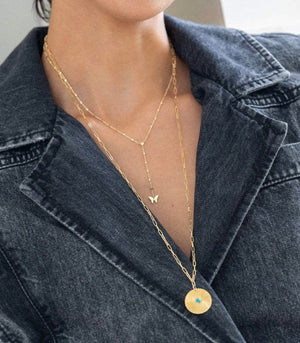 Iris Turquoise necklace