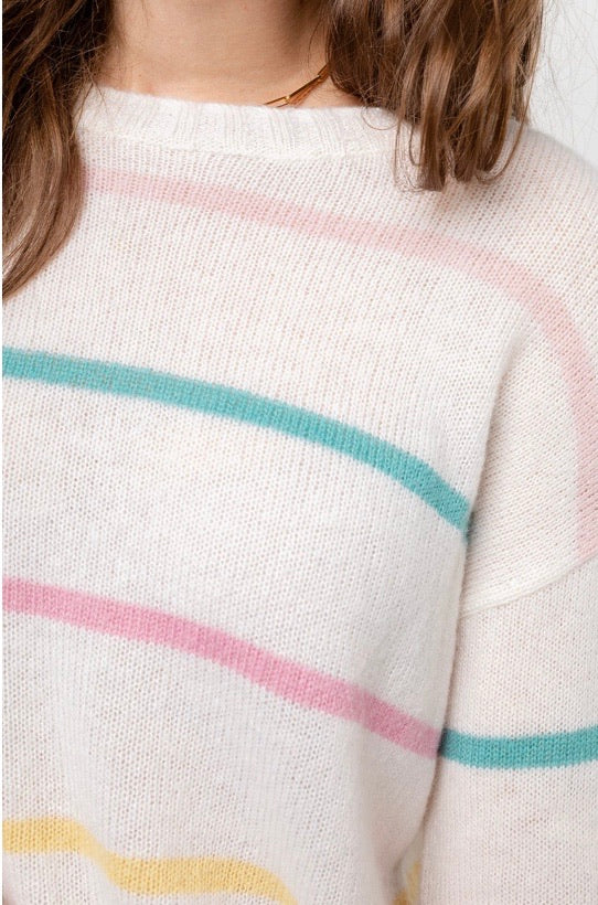 Perci sweater - sorbet stripe