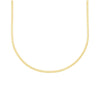 Python herringbone necklace