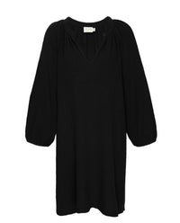 Nala peasant dress - black