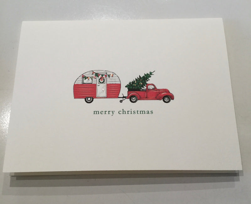 Camper Christmas - 6 boxed cards