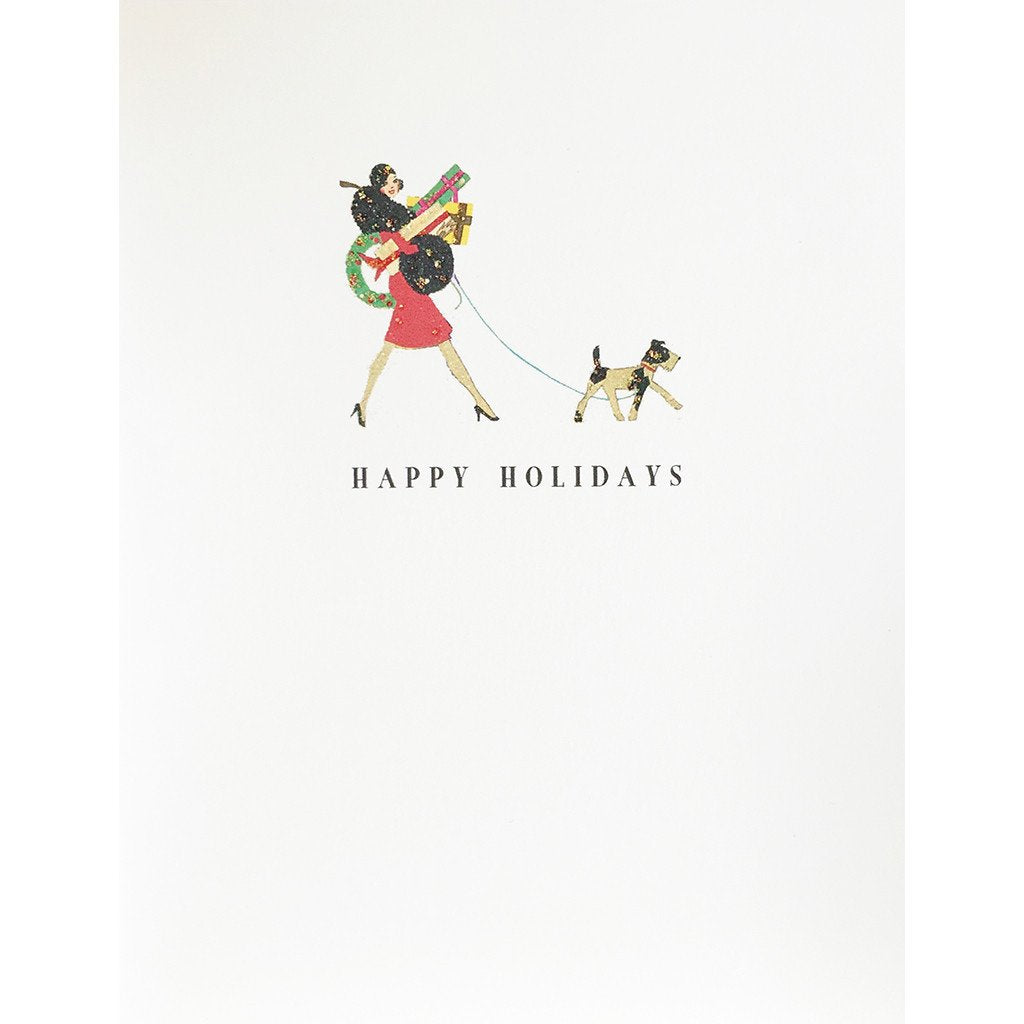 Happy Holiday shopper card