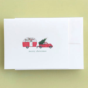 Camper Christmas - 6 boxed cards