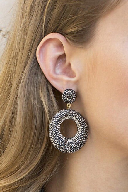 MOD circle earrings