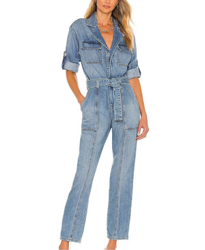 Beck denim jumpsuit