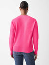 Cashmere v-neck - hot pink