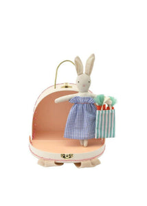 mini bunny suitcase doll
